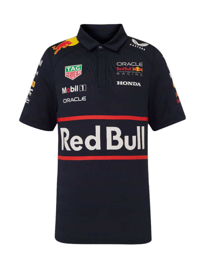 Red Bull Racing F1 Kid's 2025 Team Polo- Youth Navy Polos Red Bull Racing 
