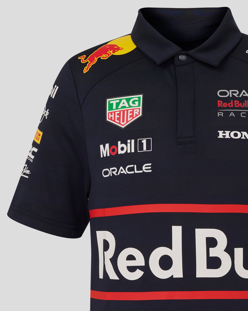 Red Bull Racing F1 Kid's 2025 Team Polo- Youth Navy Polos Red Bull Racing 