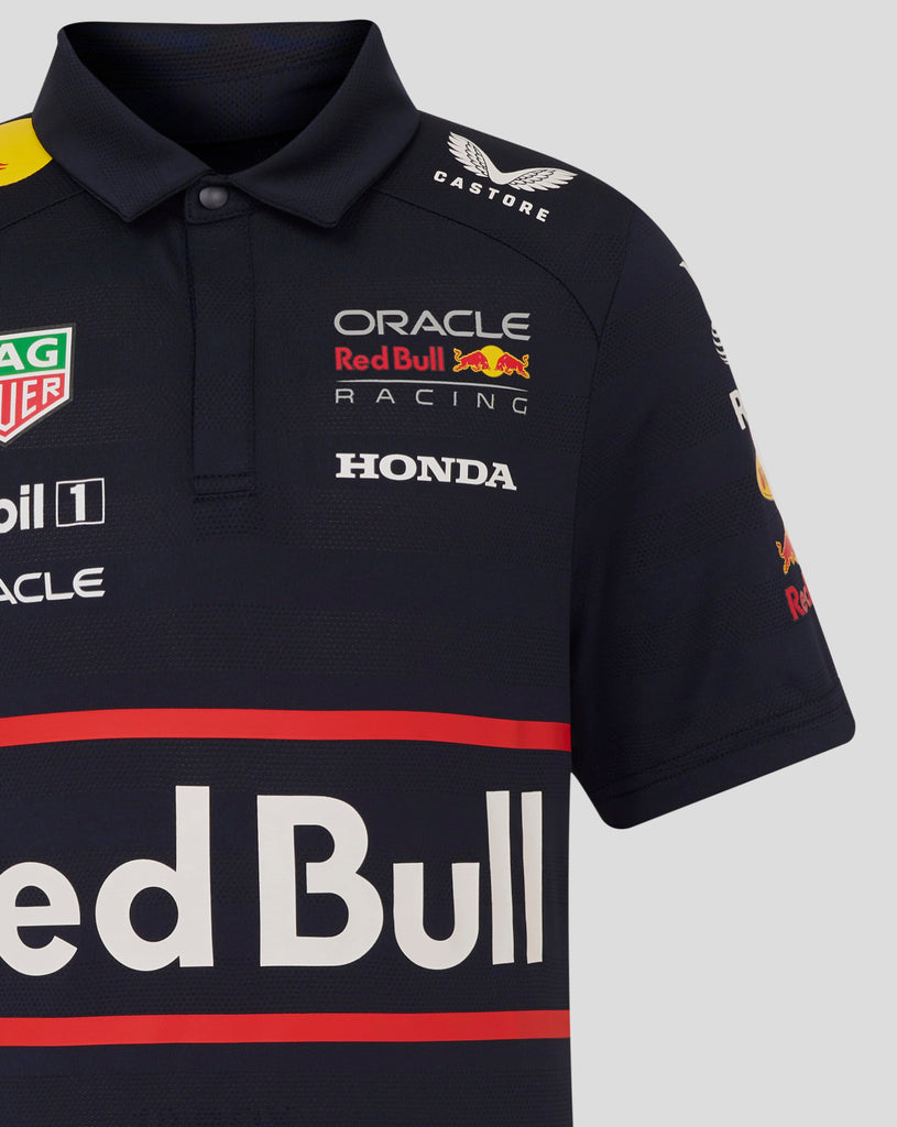 Red Bull Racing F1 Kid's 2025 Team Polo- Youth Navy Polos Red Bull Racing 