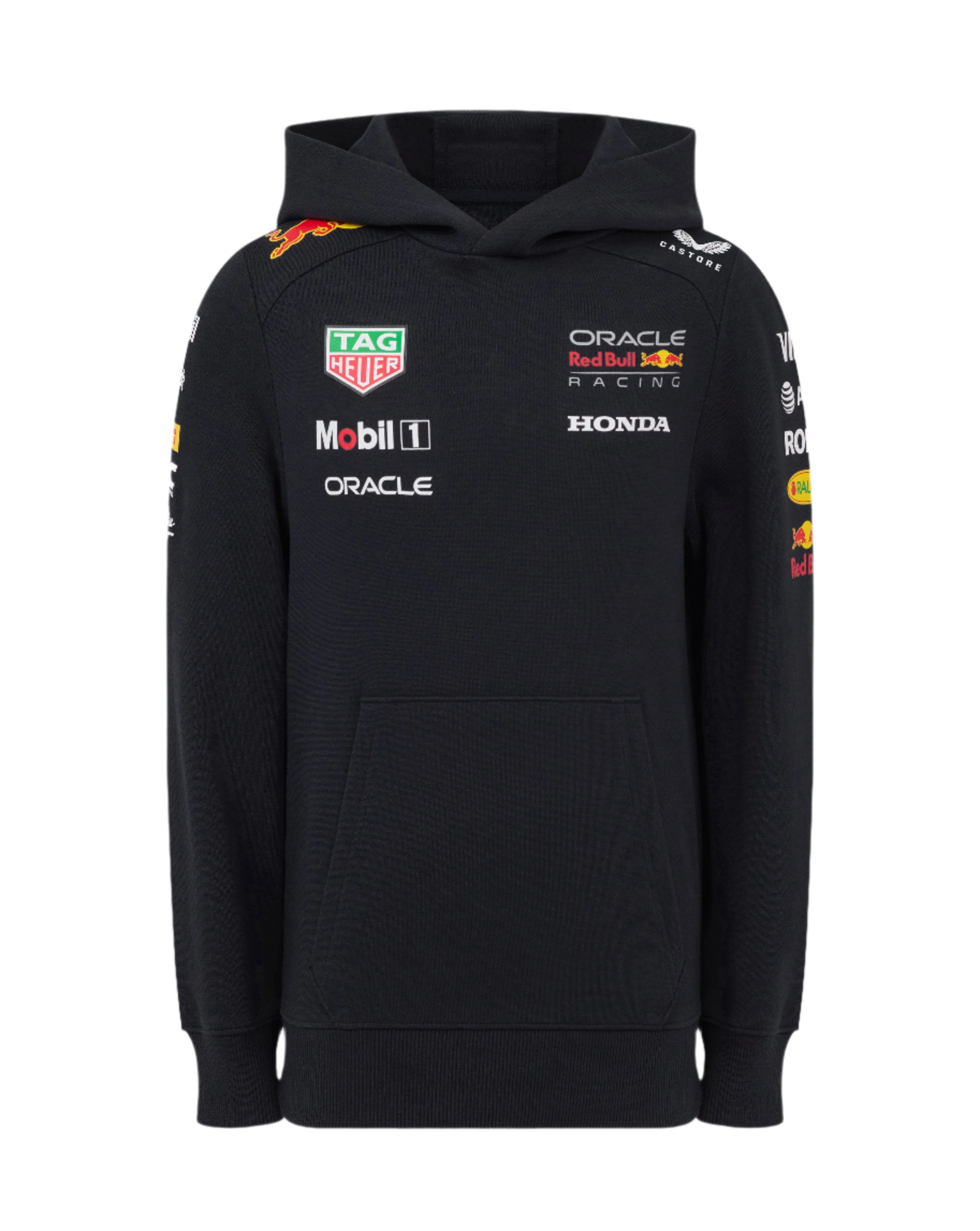 Red Bull Racing F1 Kid's 2025 Team Pullover Hoodie- Youth Navy