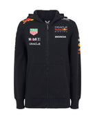 Red Bull Racing F1 Kid's 2025 Team Full Zip Hoodie- Youth Navy Hoodies Red Bull Racing 