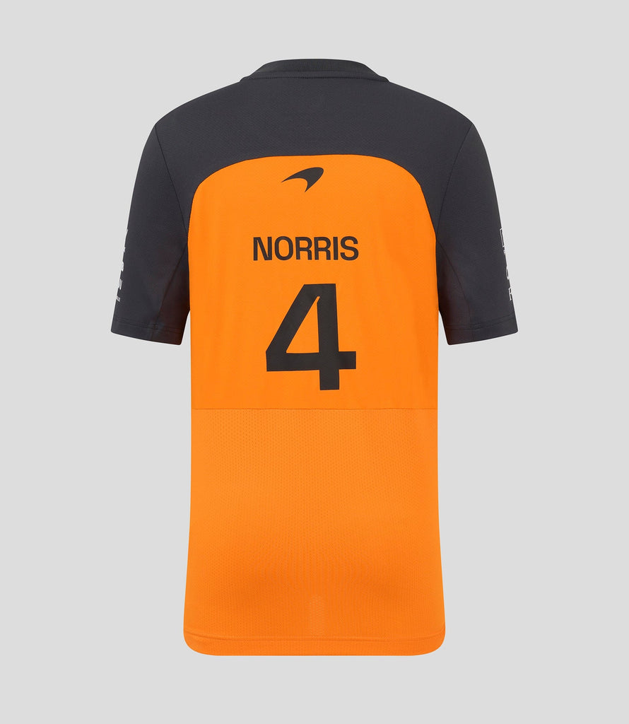 McLaren F1 Kids 2025 Lando Norris Team Set Up T-Shirt- Youth Papaya/Phantom T-shirts McLaren-Castore 