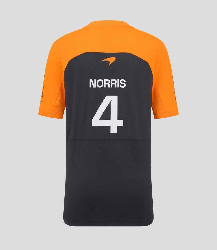 McLaren F1 Kids 2025 Lando Norris Team Set Up T-Shirt- Youth Papaya/Phantom T-shirts McLaren-Castore 