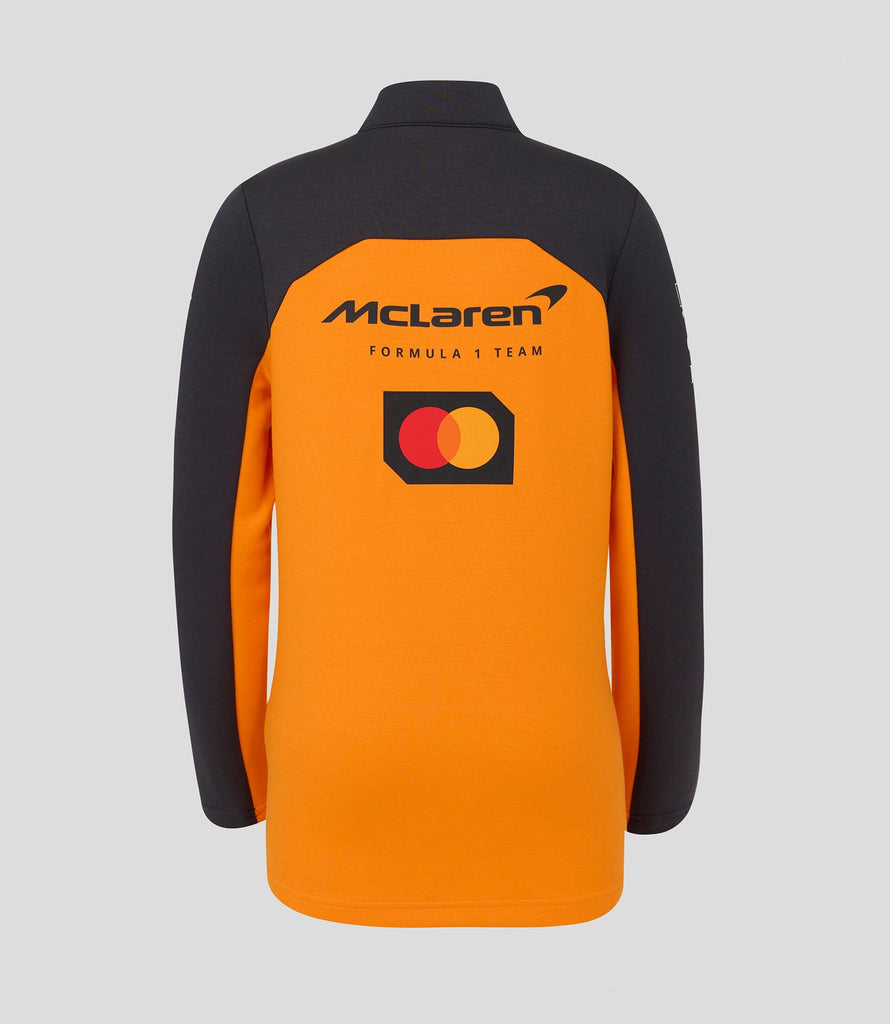 McLaren F1 Kids 2025 Team 1/4 Zip Mid-Layer Top - Youth Sweaters McLaren-Castore 
