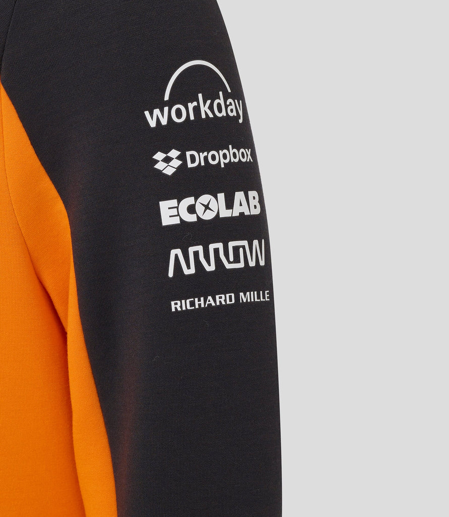 McLaren F1 Kids 2025 Team 1/4 Zip Mid-Layer Top - Youth Sweaters McLaren-Castore 