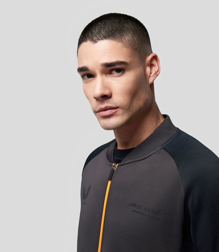 McLaren F1 Men's Active Dual Brand Track Jacket - Phantom Jackets McLaren-Castore 