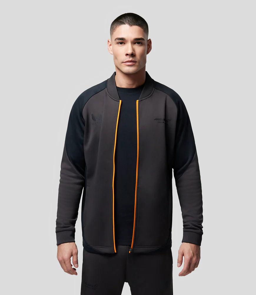 McLaren F1 Men's Active Dual Brand Track Jacket - Phantom Jackets McLaren-Castore 