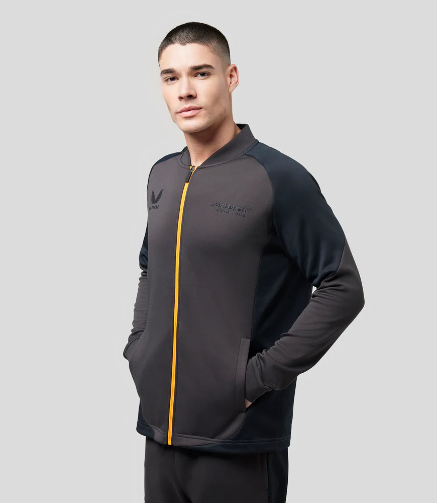 McLaren F1 Men's Active Dual Brand Track Jacket - Phantom Jackets McLaren-Castore 