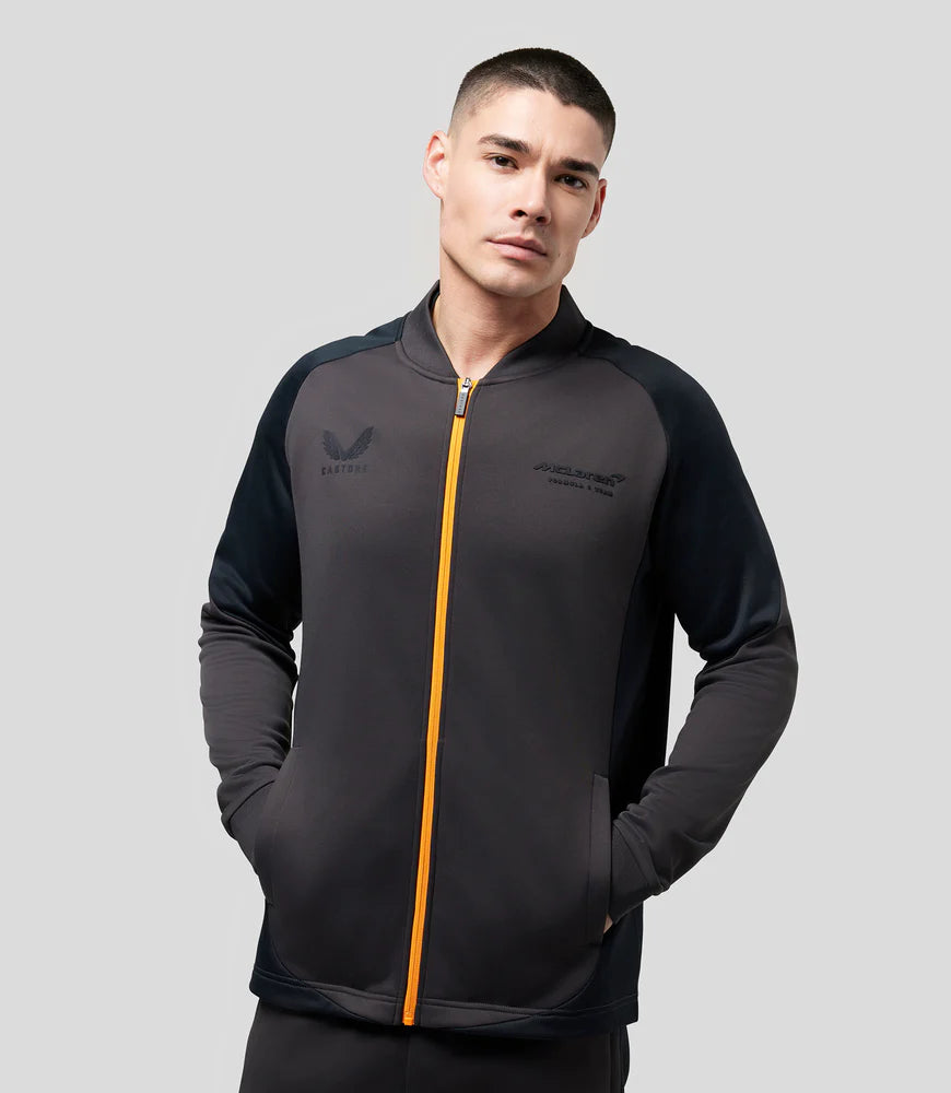 McLaren F1 Men's Active Dual Brand Track Jacket - Phantom Jackets McLaren-Castore 