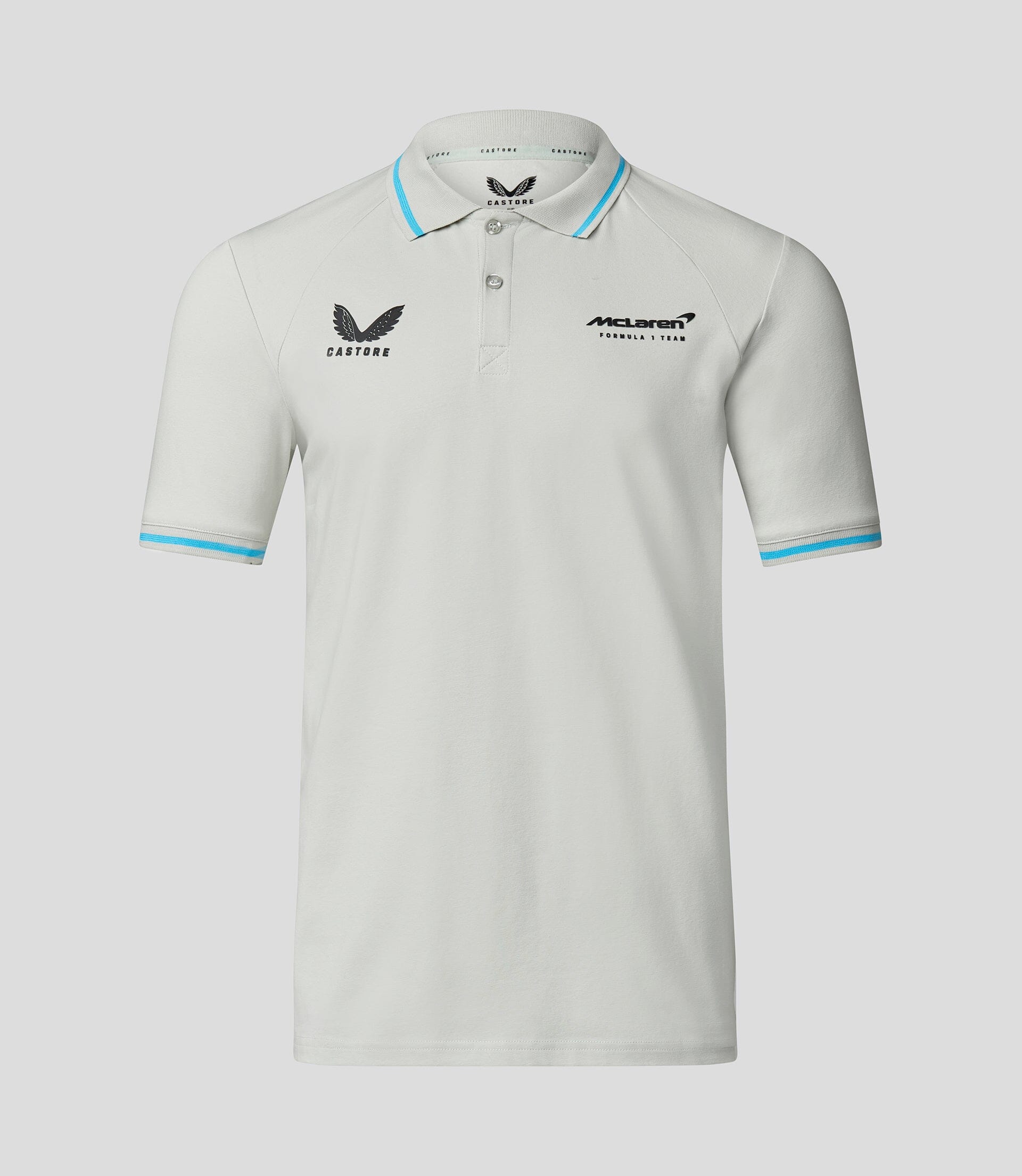 McLaren F1 Men's Lifestyle Polo Shirt- Black/Gray/Blue/White – CMC