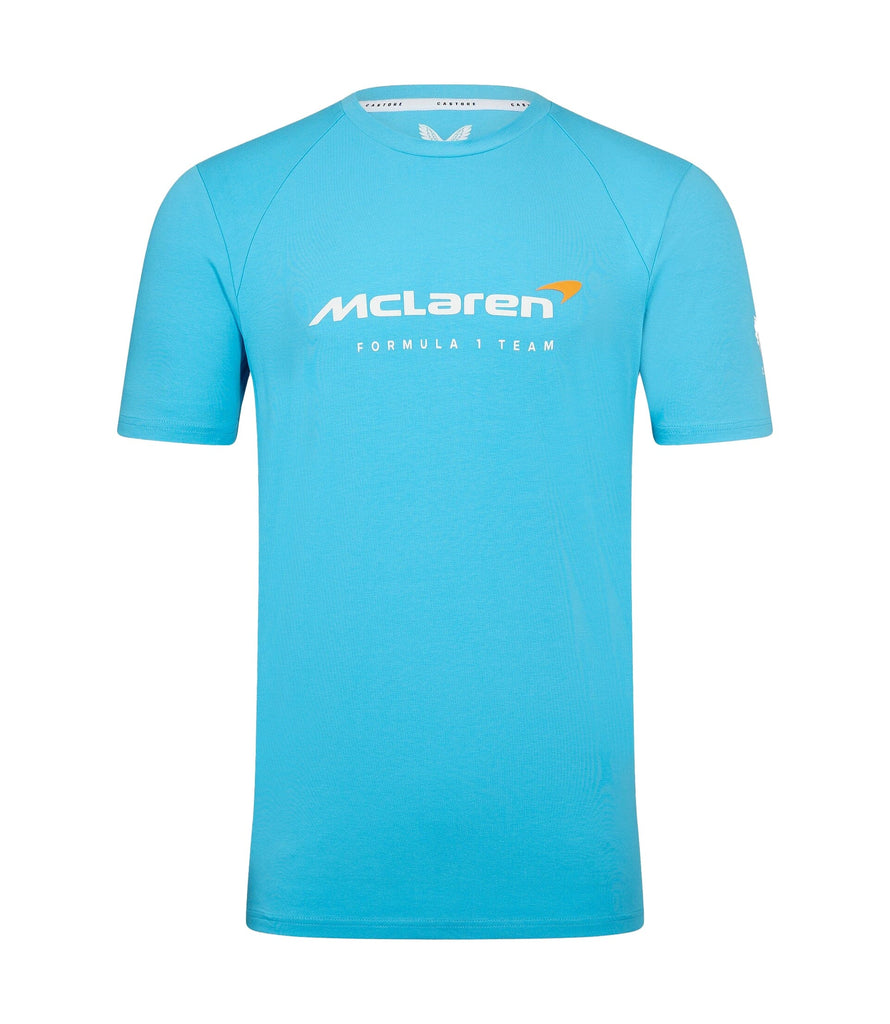 McLaren F1 Men's Lifestyle T-Shirt- Black/Dark Gray/Light Gray/Papaya/Blue/White T-shirts McLaren-Castore 