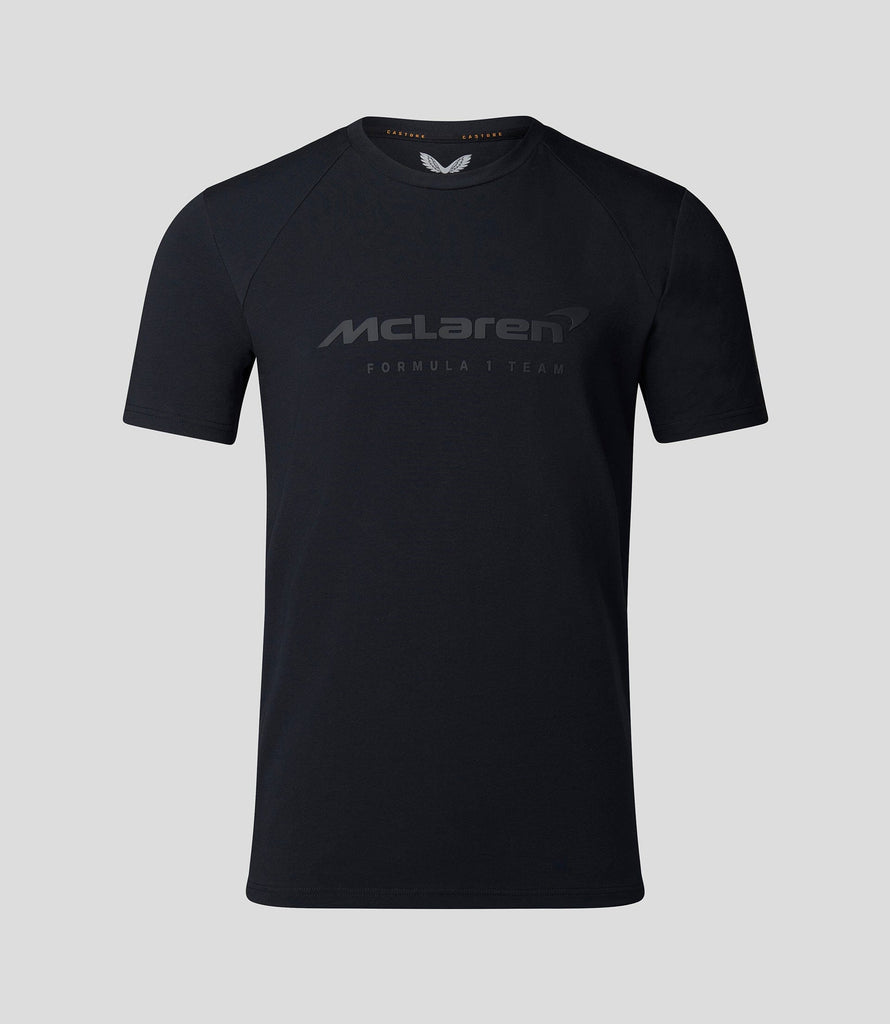 McLaren F1 Men's Lifestyle T-Shirt- Black/Dark Gray/Light Gray/Papaya/Blue/White T-shirts McLaren-Castore S Black 
