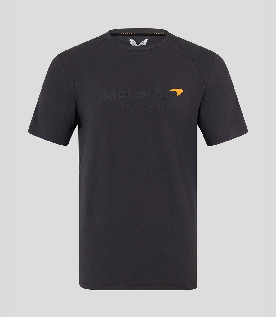 McLaren F1 Men's Lifestyle T-Shirt- Black/Dark Gray/Light Gray/Papaya/Blue/White T-shirts McLaren-Castore S Dark Gray 