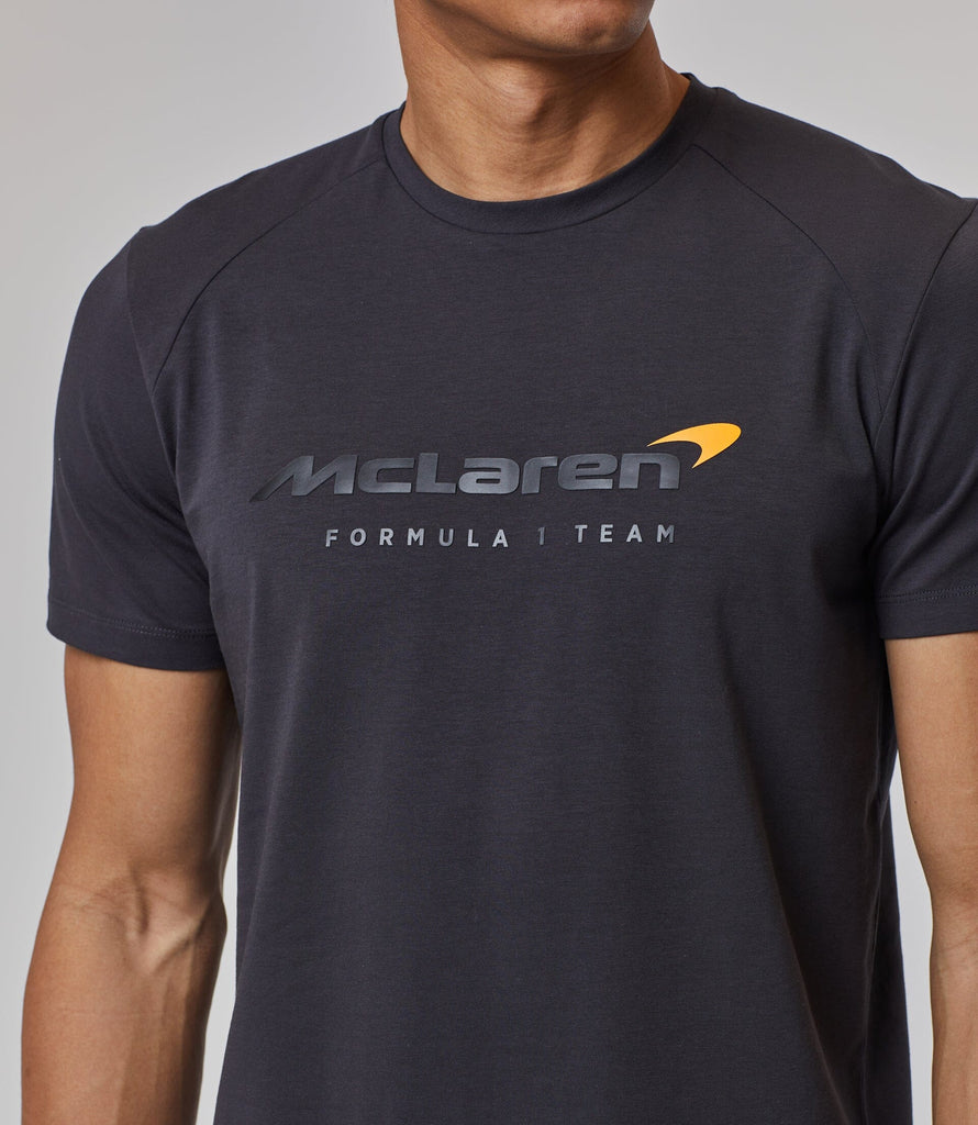McLaren F1 Men's Lifestyle T-Shirt- Black/Dark Gray/Light Gray/Papaya/Blue/White T-shirts McLaren-Castore 
