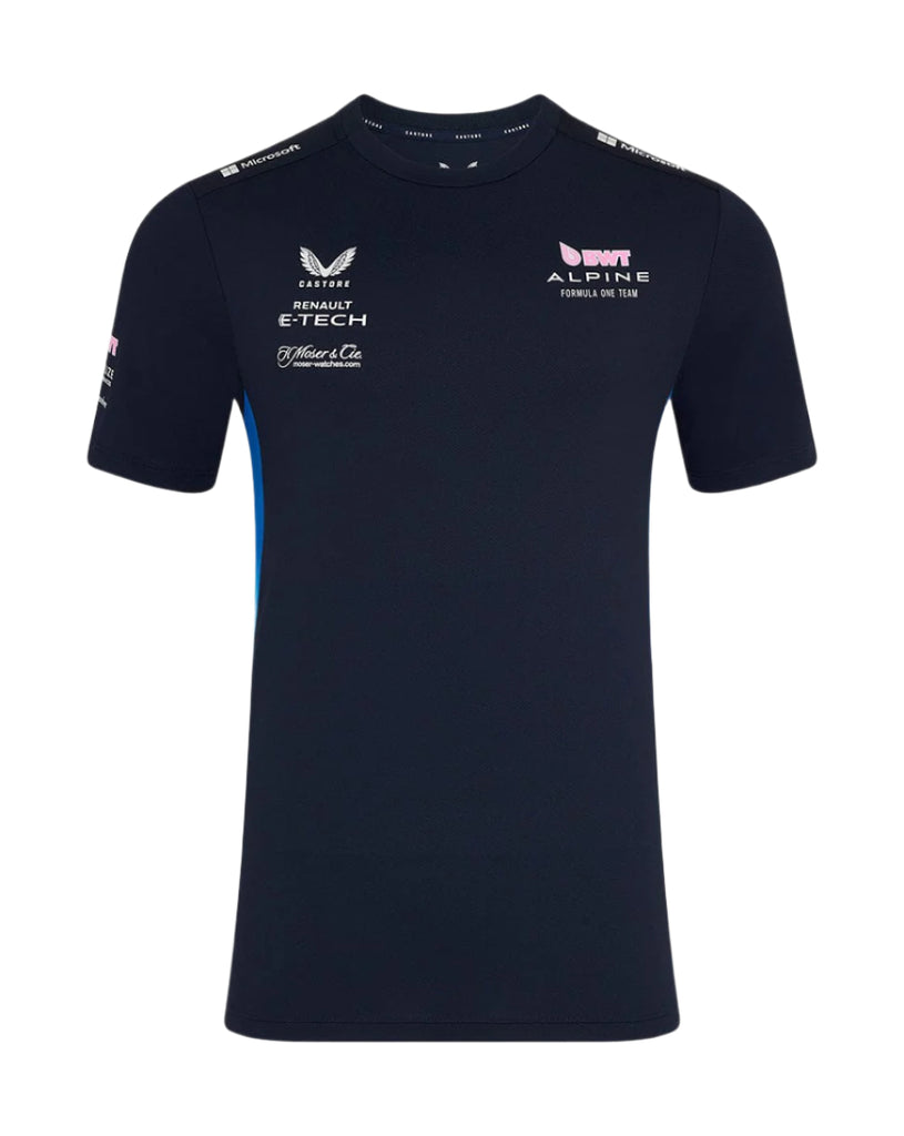 Alpine Racing F1 2025 Men's Team T-Shirt- Navy T-shirts Alpine 
