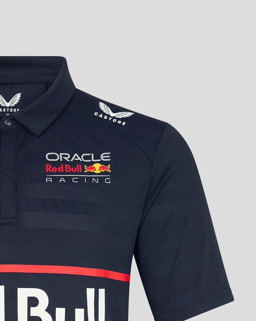 Red Bull Racing F1 Men's 2025 Max Verstappen Team Polo Shirt- Navy Polos Red Bull Racing 