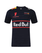 Red Bull Racing F1 Men's 2025 Max Verstappen Team T-Shirt- Navy T-shirts Red Bull Racing 