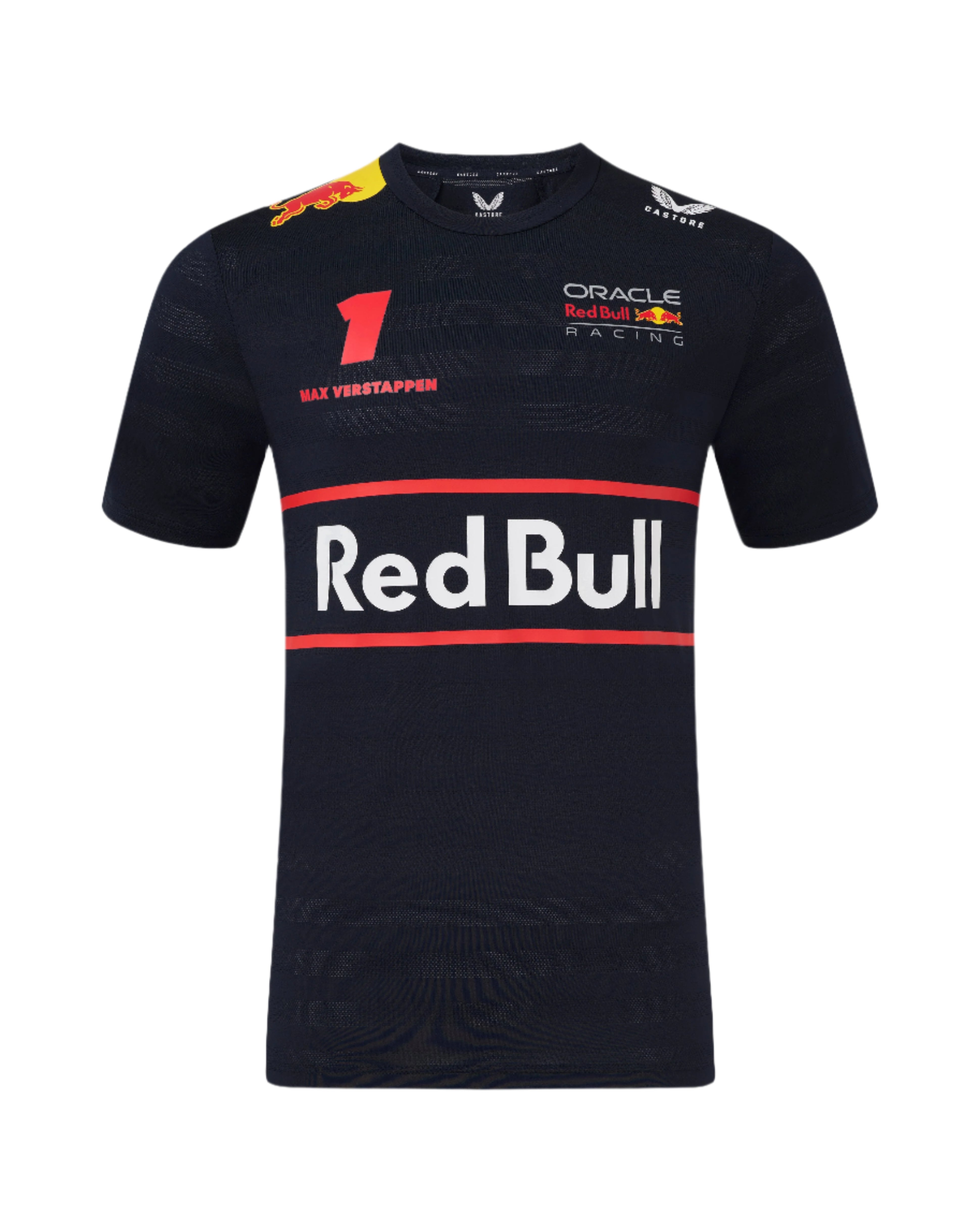 Red Bull Racing F1 Men's 2025 Max Verstappen Team T-Shirt- Navy T-shirts Red Bull Racing 
