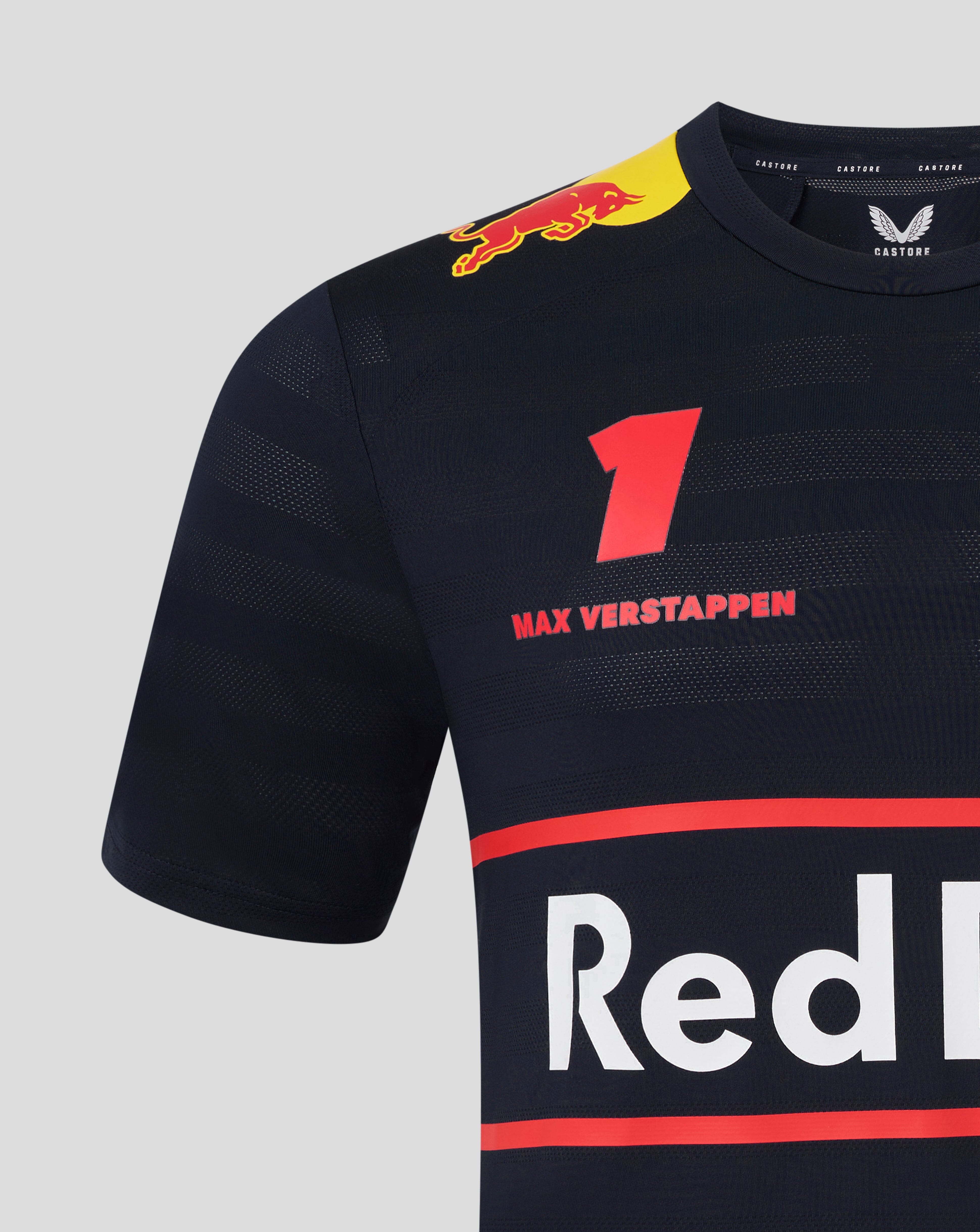 Red Bull Racing F1 Men's 2025 Max Verstappen Team T-Shirt- Navy T-shirts Red Bull Racing 