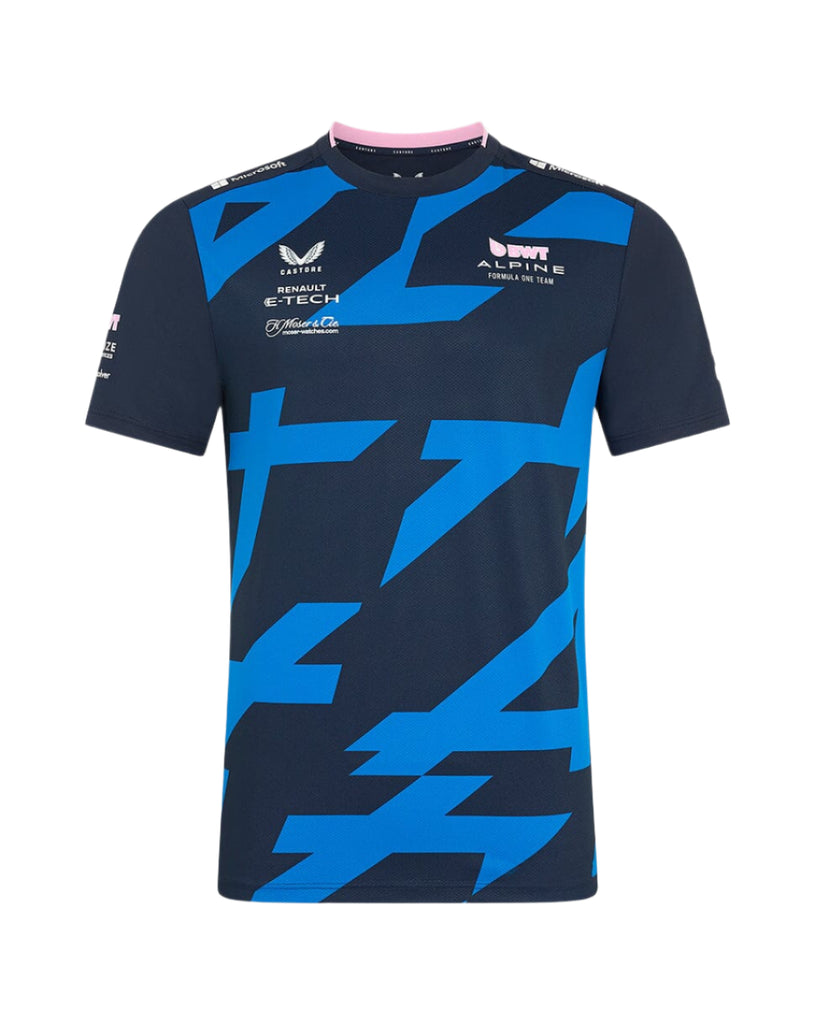 Alpine Racing F1 2025 Men's Pierre Gasly Team T-Shirt- Navy T-shirts Alpine 