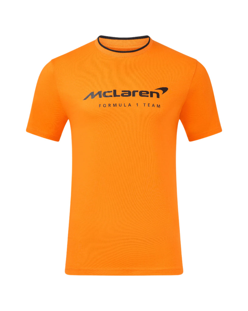McLaren F1 Men's Core Essentials Logo T-Shirt - White/Black/Orange/Green/Pink T-shirts McLaren-Castore XS Orange 