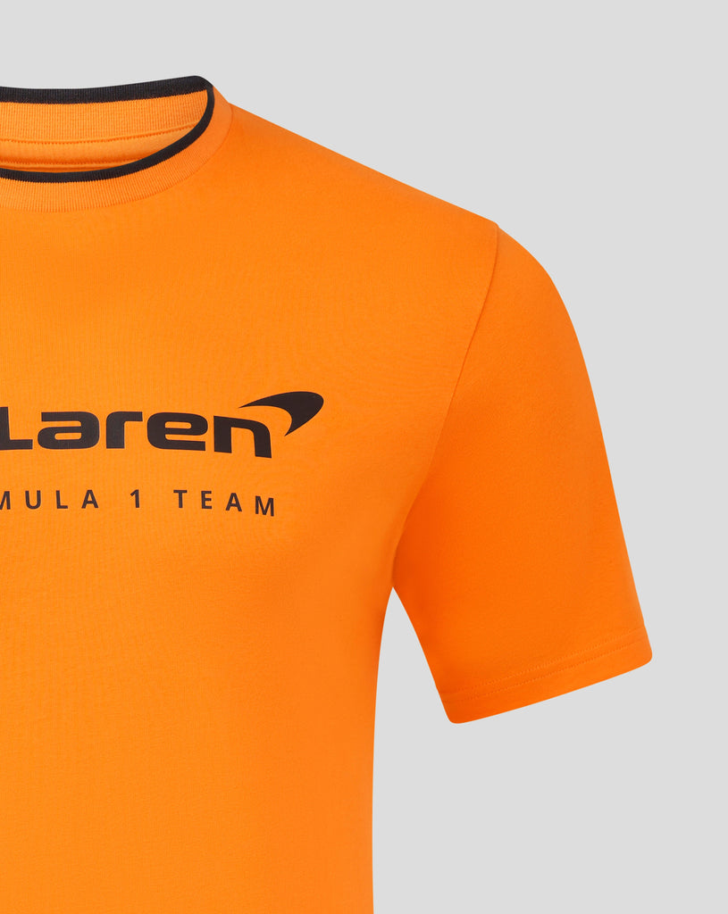 McLaren F1 Men's Core Essentials Logo T-Shirt - White/Black/Orange/Green/Pink T-shirts McLaren-Castore 