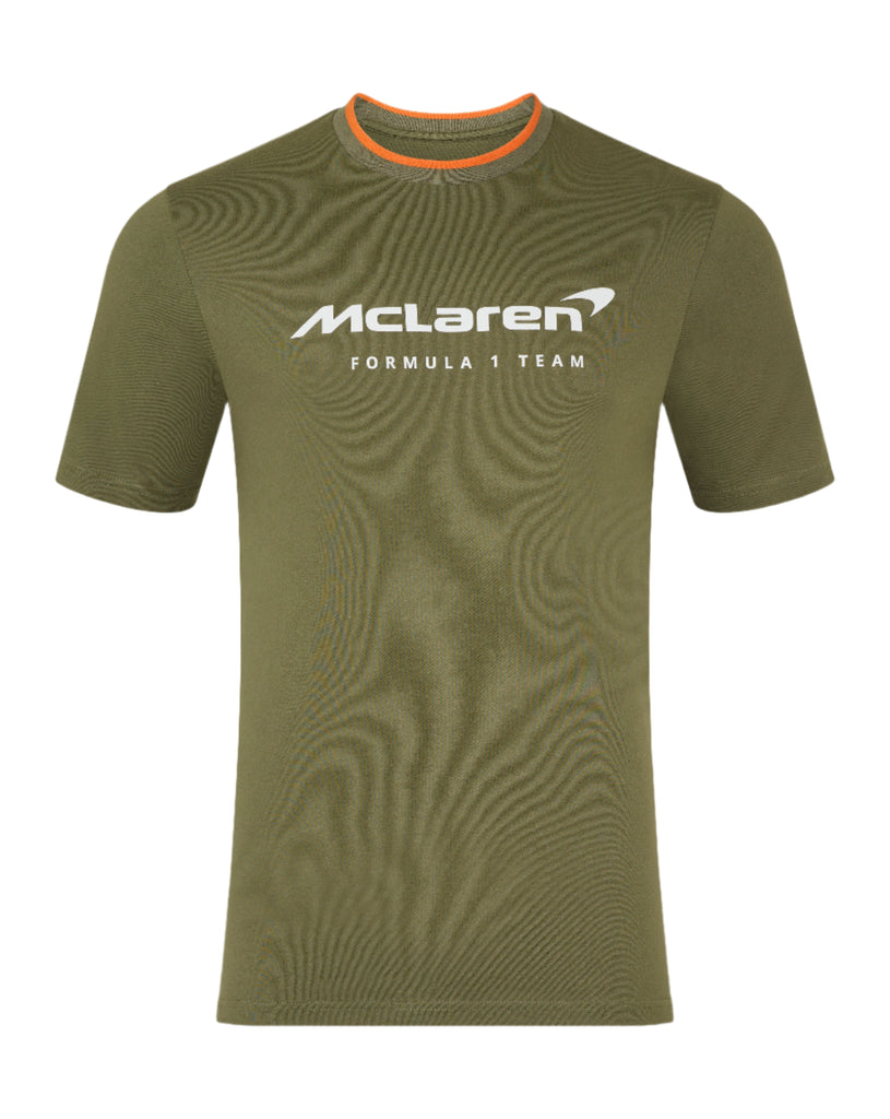 McLaren F1 Men's Core Essentials Logo T-Shirt - White/Black/Orange/Green/Pink T-shirts McLaren-Castore XS Green 