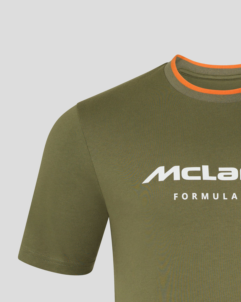 McLaren F1 Men's Core Essentials Logo T-Shirt - White/Black/Orange/Green/Pink T-shirts McLaren-Castore 
