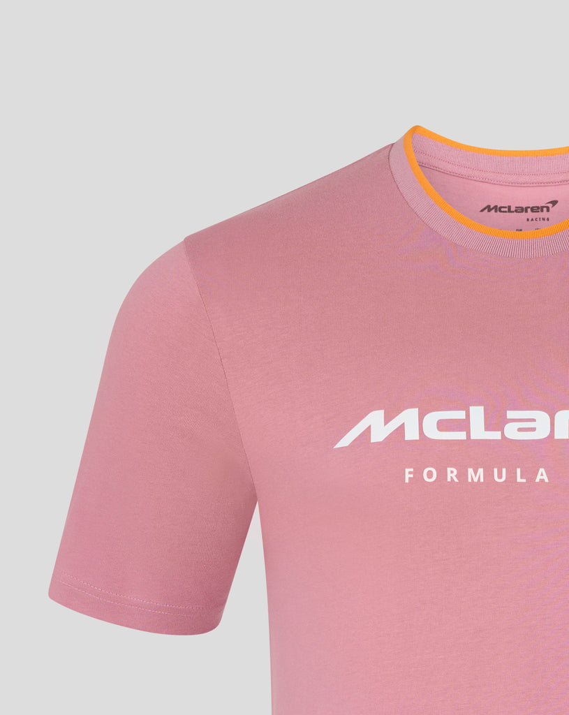 McLaren F1 Men's Core Essentials Logo T-Shirt - White/Black/Orange/Green/Pink T-shirts McLaren-Castore 