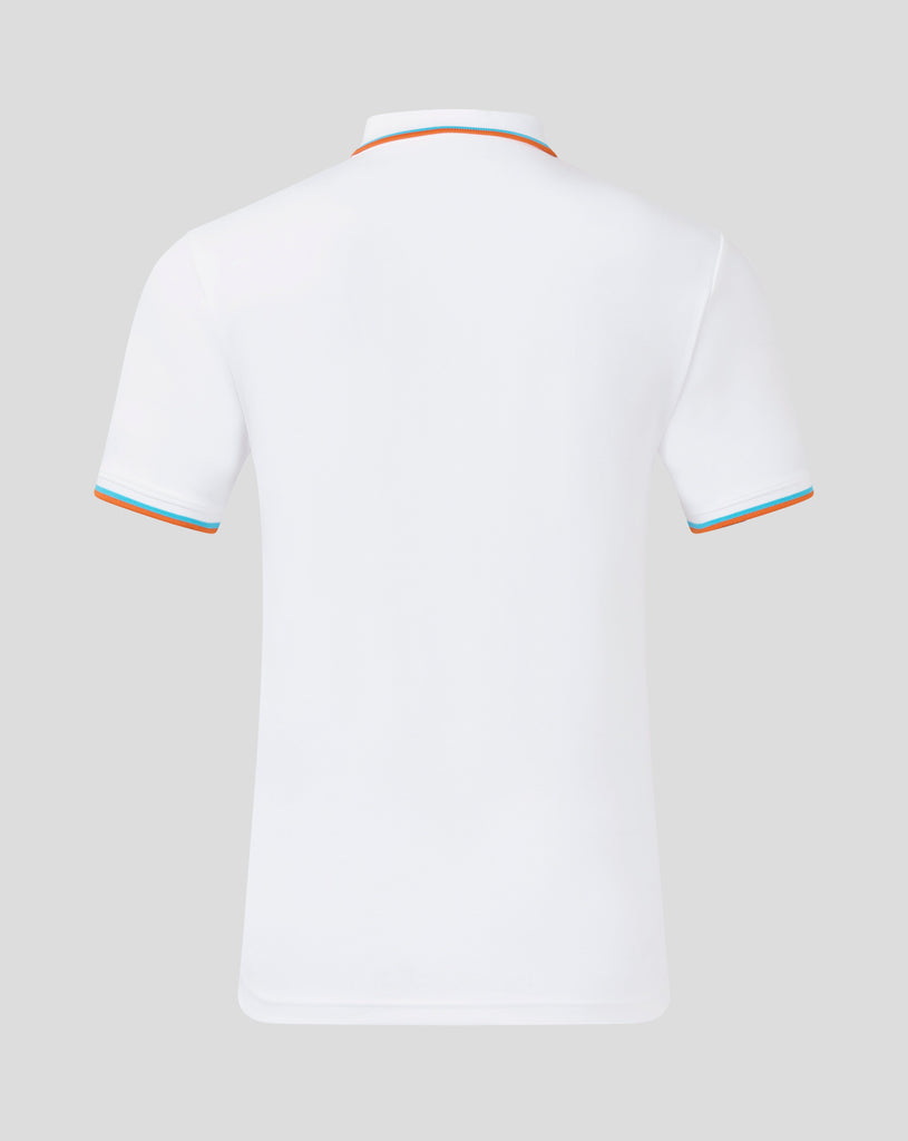 McLaren F1 Men's Core Essential Polo - White/Black Polos McLaren-Castore 