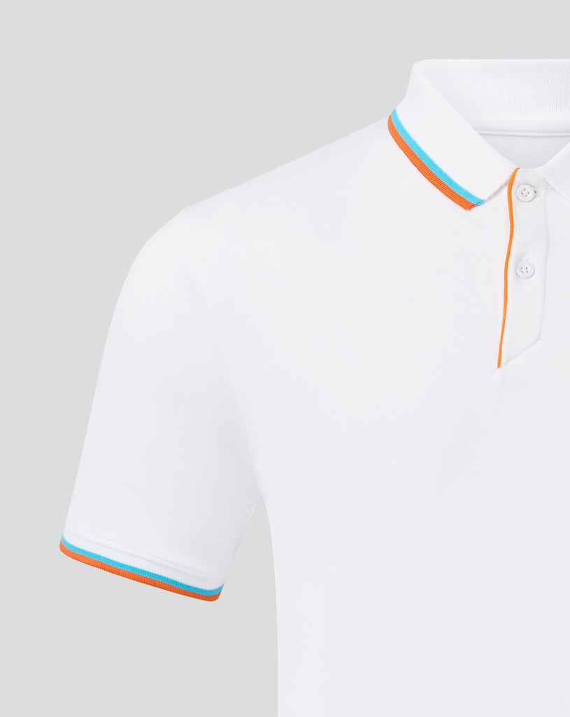 McLaren F1 Men's Core Essential Polo - White/Black Polos McLaren-Castore 