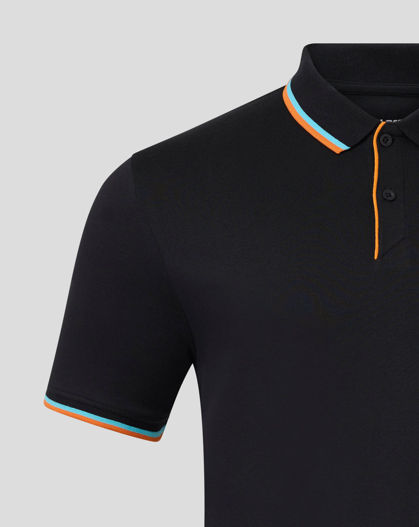 McLaren F1 Men's Core Essential Polo - White/Black Polos McLaren-Castore 