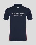 Alpine Racing WEC 2025 Men's Team Polo Shirt- Navy Polos Alpine WEC 