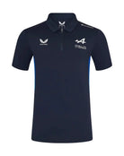 Alpine Racing WEC 2025 Men's Team Polo Shirt- Navy Polos Alpine WEC 
