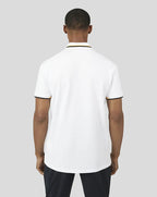 McLaren F1 Men's Core Essentials Small Logo Polo Shirt -Papaya/Vega Blue/Phantom/White/Black Polos McLaren-Castore 