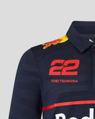 Red Bull Racing F1 Men's 2025 Yuki Tsunoda Team Polo Shirt- Navy Polos Red Bull Racing 