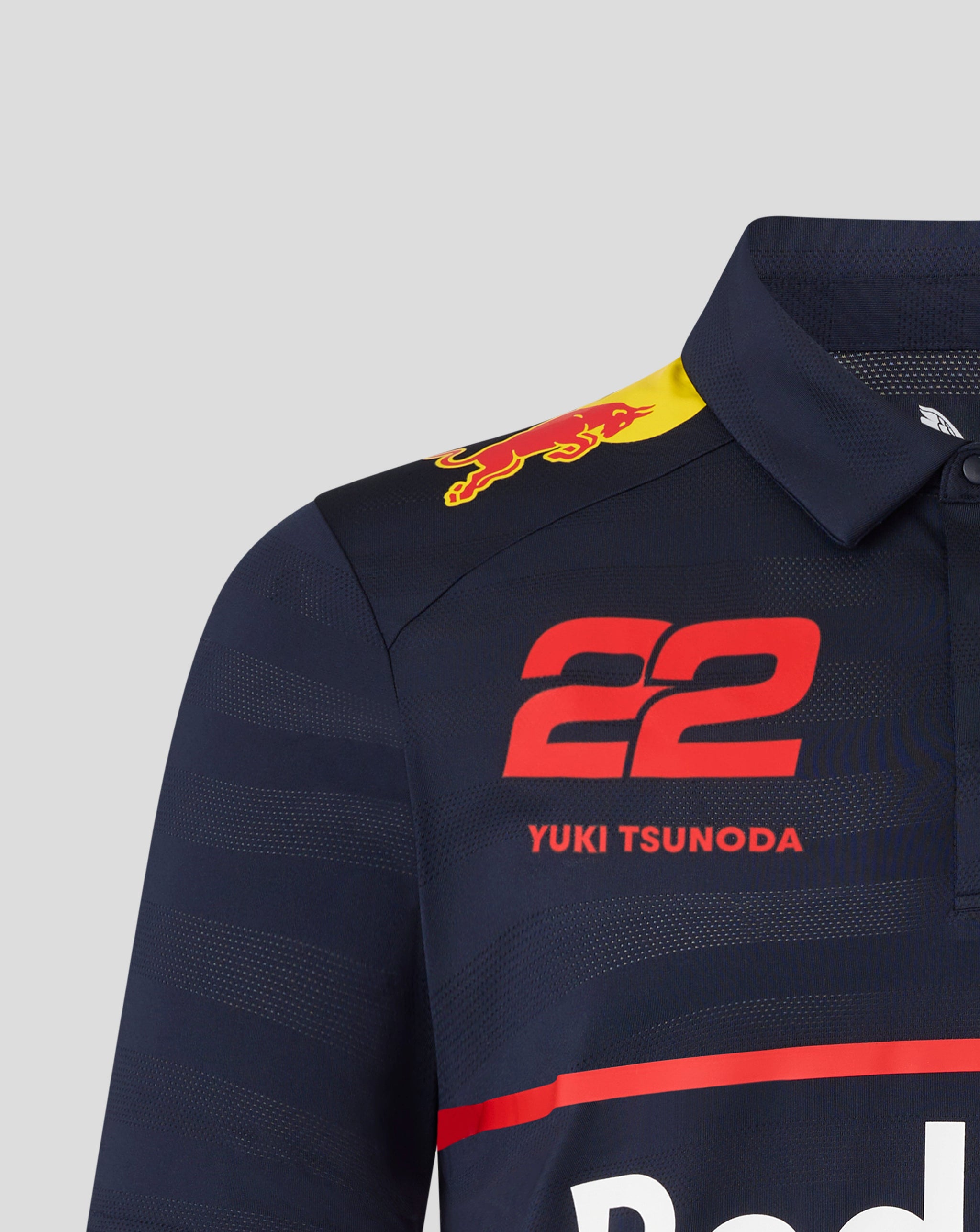 Red Bull Racing F1 Men's 2025 Yuki Tsunoda Team Polo Shirt- Navy
