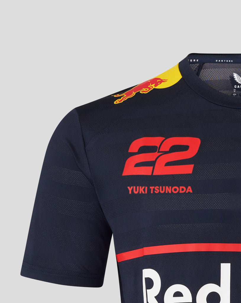 Red Bull Racing F1 Men's 2025 Yuki Tsonoda Team T-Shirt- Navy T-shirts Red Bull Racing 