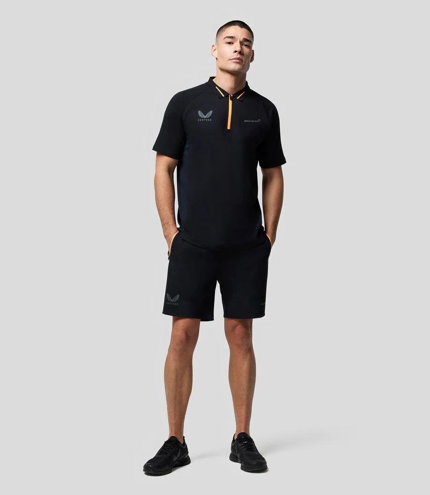 McLaren F1 Men's Performance Polo Shirt - Phantom/Harbor Mist Polos McLaren-Castore 
