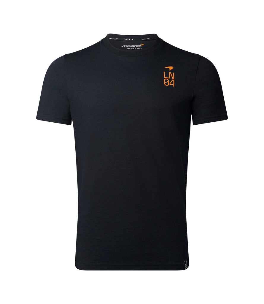 McLaren F1 Lando Norris Men's Core Essential T-Shirt- Anthracite/Orange/Blue T-shirts McLaren-Castore 