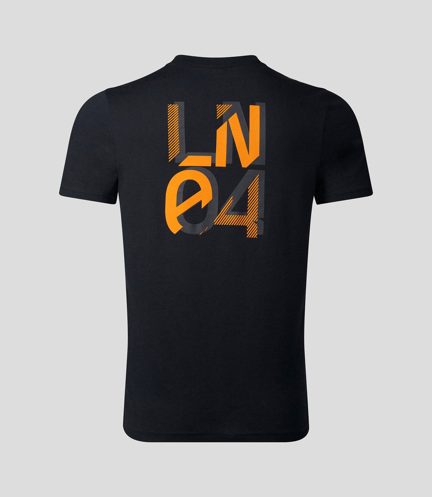 McLaren F1 Lando Norris Men's Core Essential T-Shirt- Anthracite/Orange/Blue T-shirts McLaren-Castore 