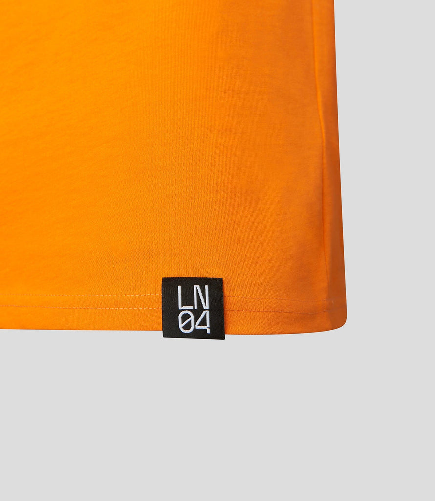 McLaren F1 Lando Norris Men's Core Essential T-Shirt- Anthracite/Orange/Blue T-shirts McLaren-Castore 