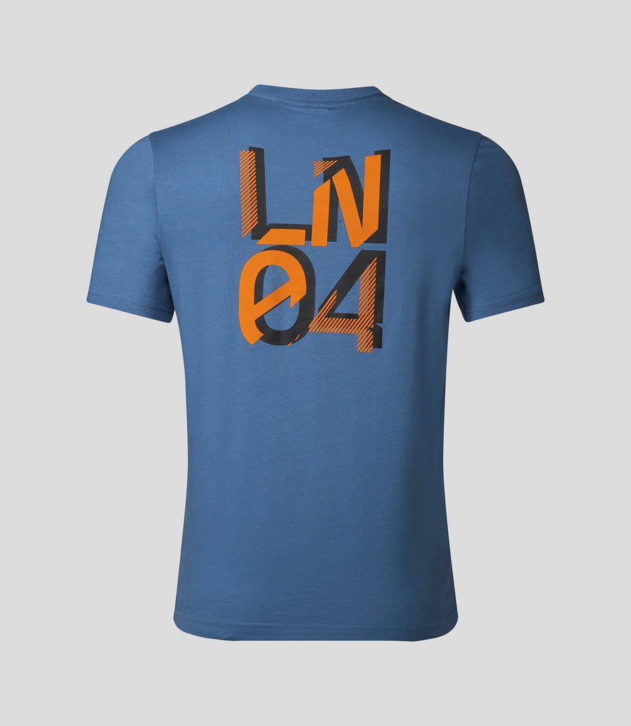 McLaren F1 Lando Norris Men's Core Essential T-Shirt- Anthracite/Orange/Blue T-shirts McLaren-Castore 