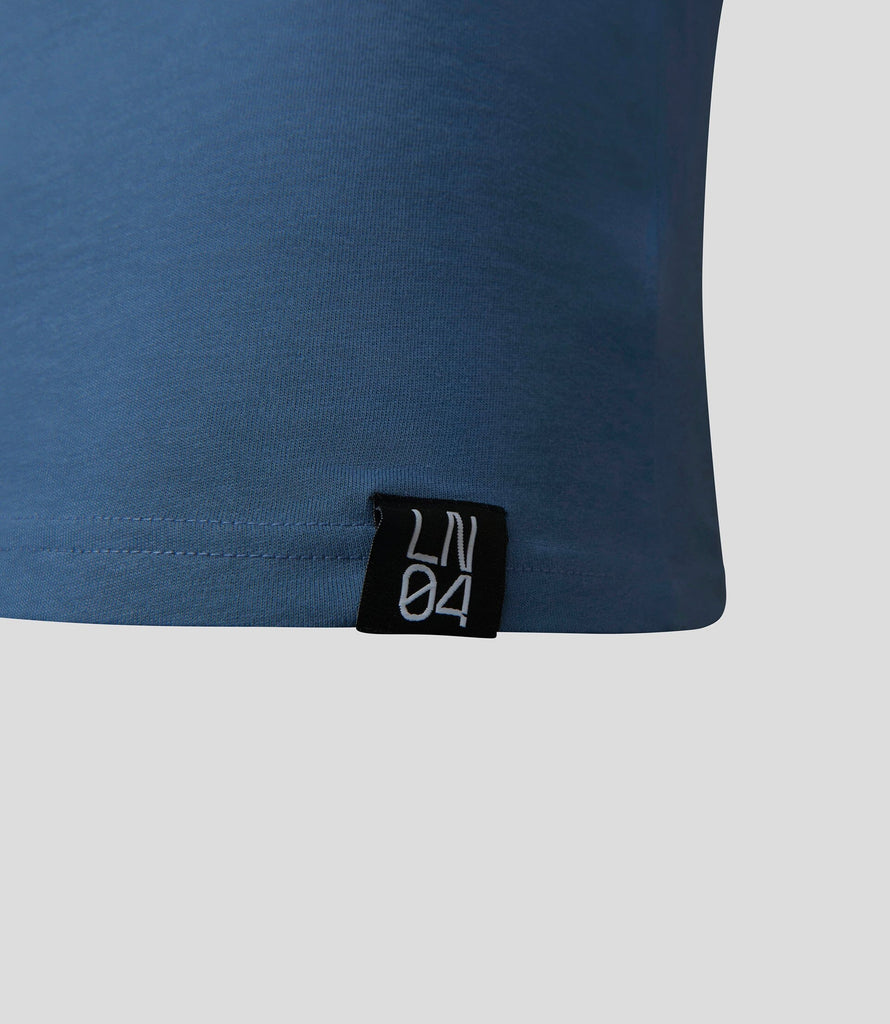 McLaren F1 Lando Norris Men's Core Essential T-Shirt- Anthracite/Orange/Blue T-shirts McLaren-Castore 