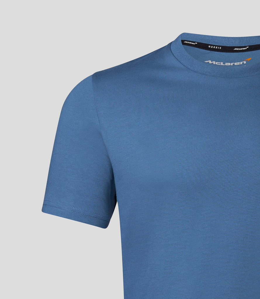 McLaren F1 Lando Norris Men's Core Essential T-Shirt- Anthracite/Orange/Blue T-shirts McLaren-Castore 