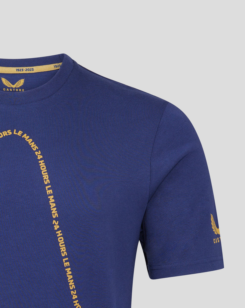Le Mans 24 Hours Men's Centennial Track T-Shirt - Blue T-shirts Le Mans 24 Hours 