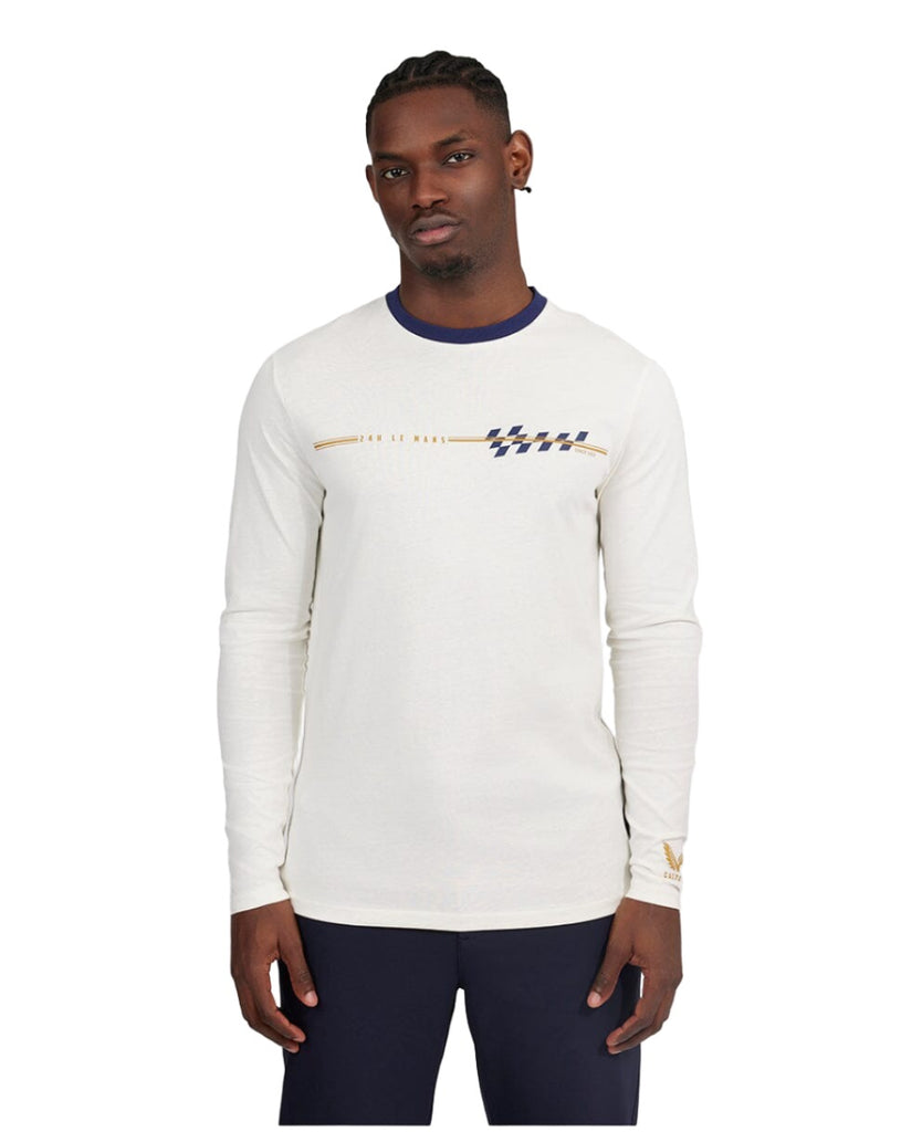 Le Mans 24 Hours Men's Centennial Long Sleeve T-Shirt - White T-shirts Le Mans 24 Hours 