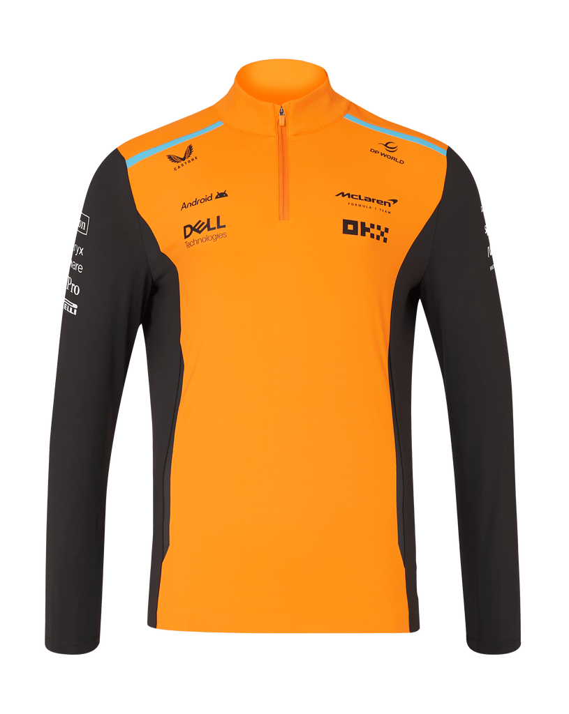 McLaren F1 2024 Men's Team 1/4 Zip Mid Layer Jackets McLaren-Castore 