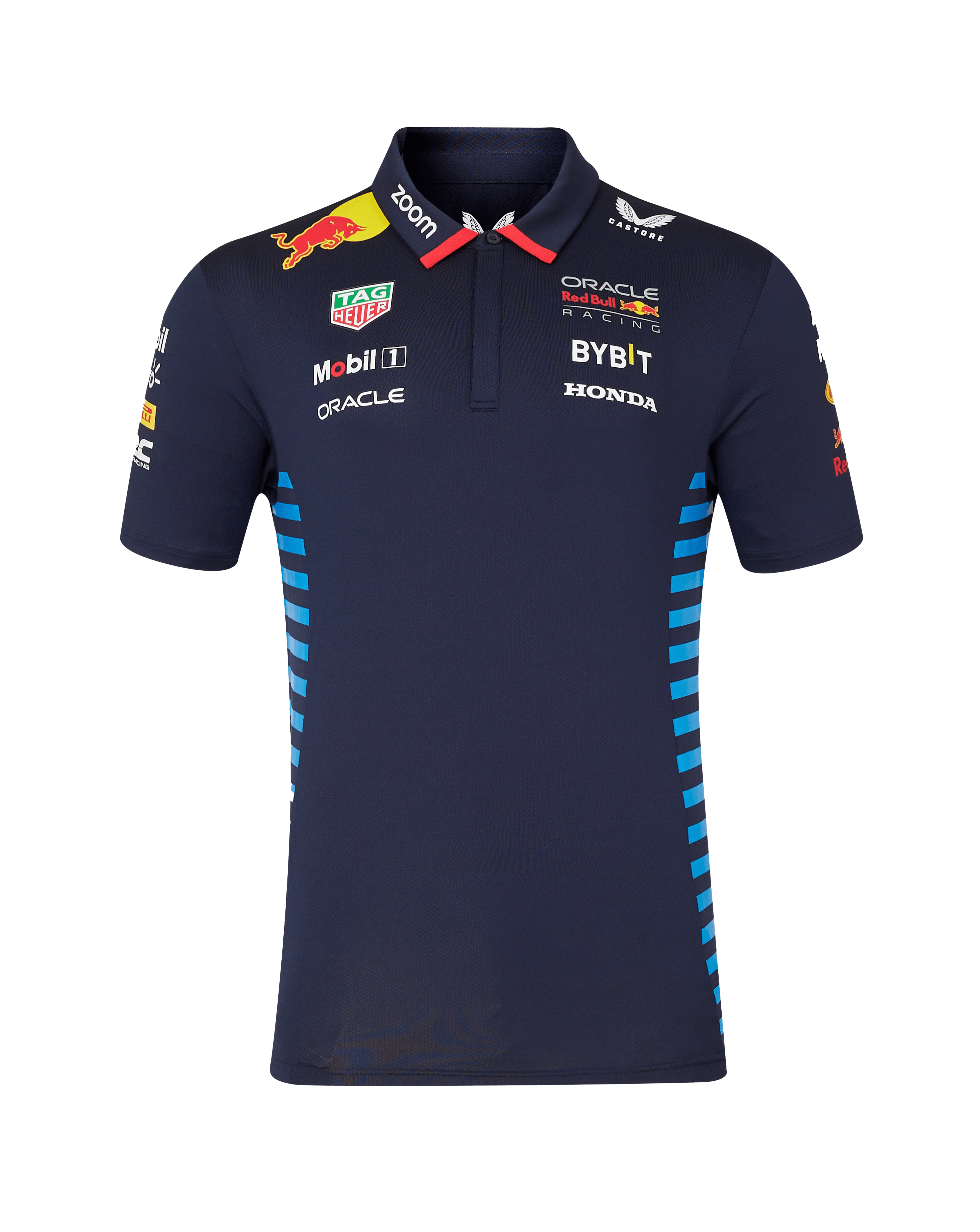Red Bull Racing F1 Men's 2024 Team Polo Shirt- Navy Polos Red Bull Racing 
