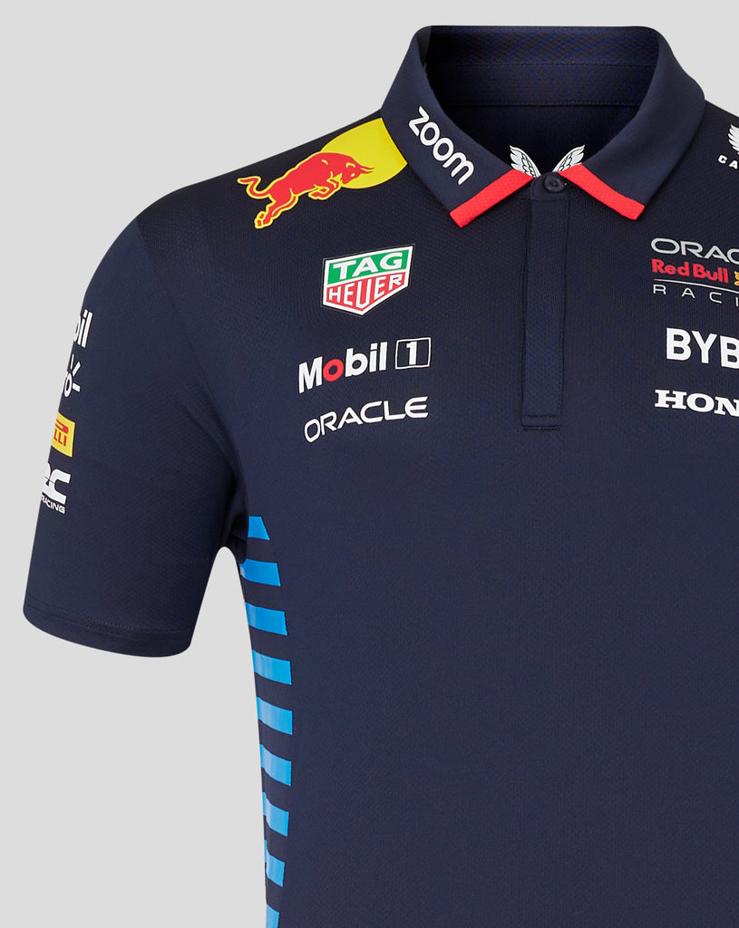 Red Bull Racing F1 Men's 2024 Team Polo Shirt- Navy Polos Red Bull Racing 